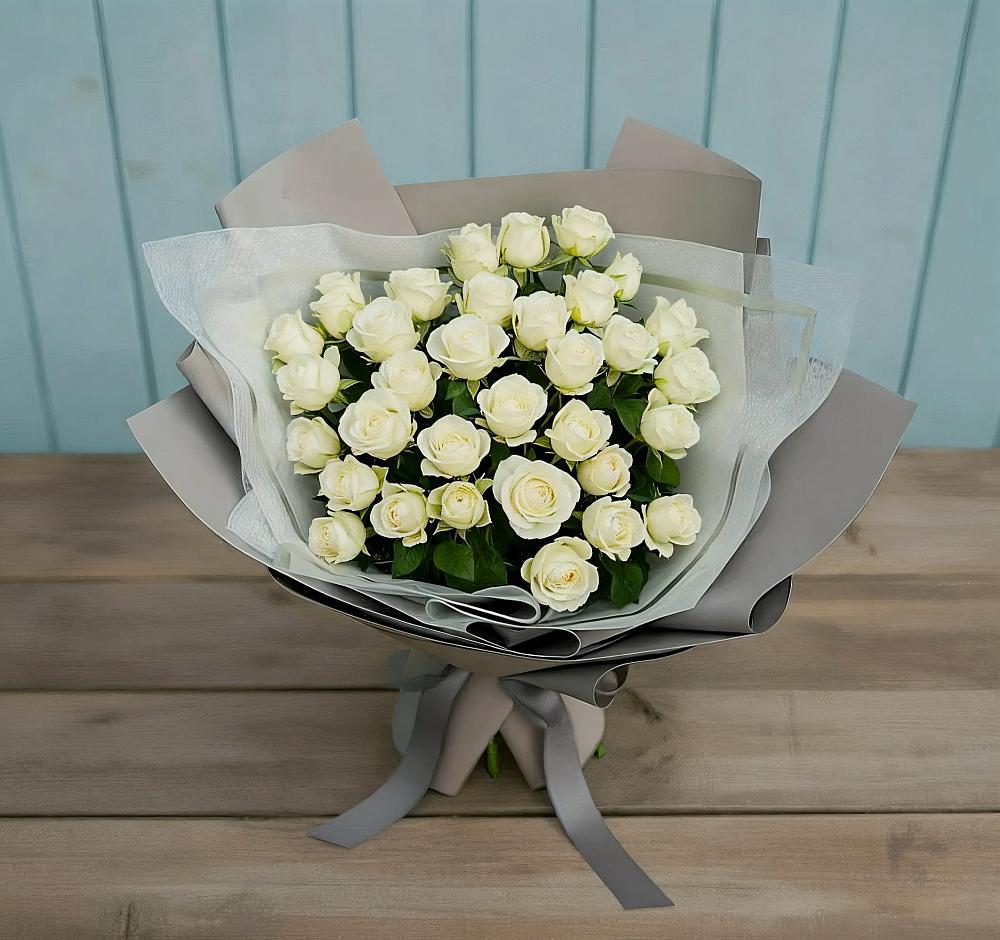 Букет Белоснежная нежность в Вардане