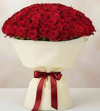 Букет 101 Красная роза Милано в Вардане