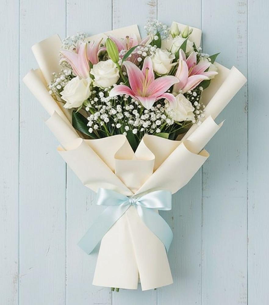 Букет цветов из: Лилии в Вардане