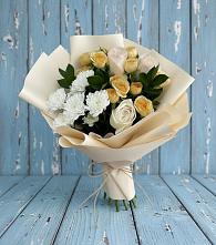 Букет цветов из:  Розы и Хризантемы в Вардане