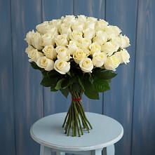 Букет 51 Белая роза Эдлесс Лав #REPLACE_PRED# Вардане