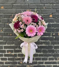 Букет цветов из:  Герберы и Хризантемы в Вардане