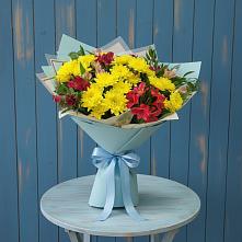 Букет цветов из:  Альстромерии и Хризантемы #REPLACE_PRED# Вардане