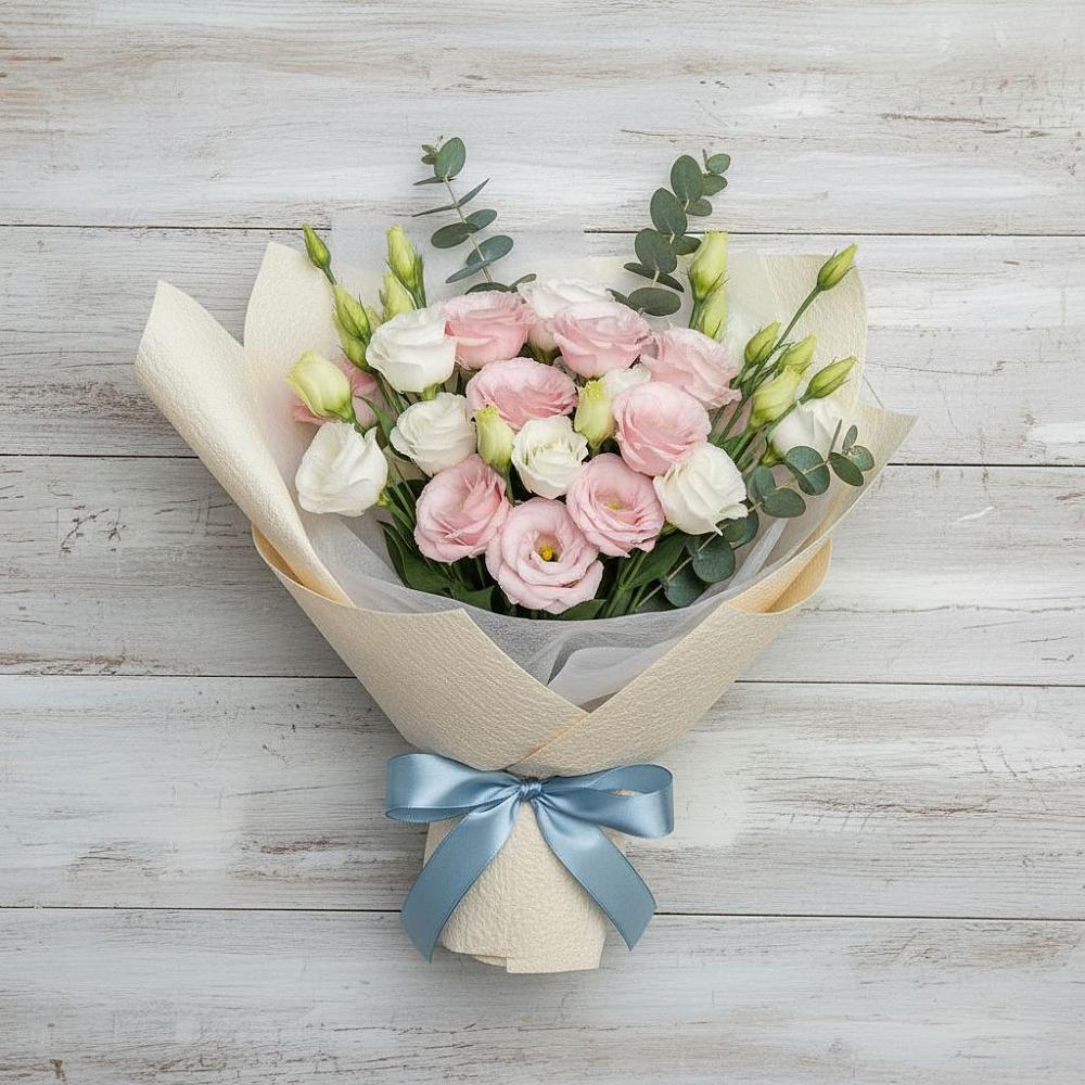 Букет цветов из: Лизиантусы в Вардане